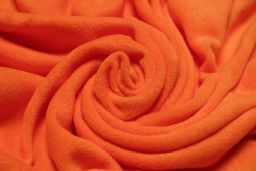 44 см Флис оранжевый мерный отрез