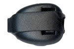 Концевик для шнурка пластиковый черный