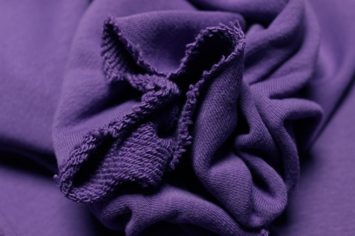 Футер 3-х нитка петля (диагональ) фиолетовый фото 3