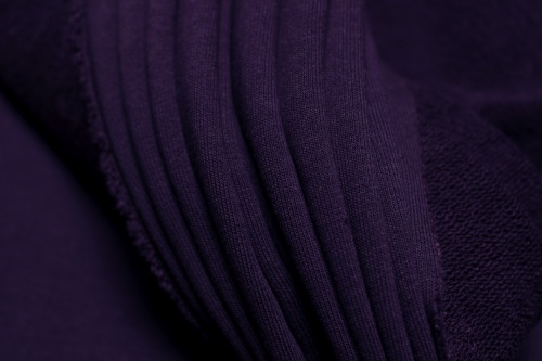 Футер 3-х нитка петля темно-фиолетовый артикул 01-1195 фото 3
