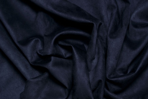 Замша скуба темно-синий фото 2