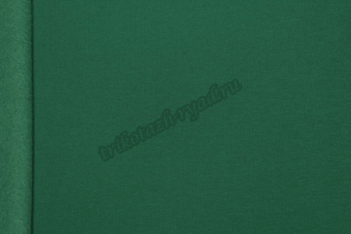 Футер 3-х нитка начес зеленый клевер мерный отрез 49 см