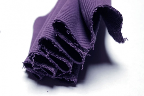 Футер 3-х нитка петля пыльный фиолетовый артикул 01-1809 фото 2