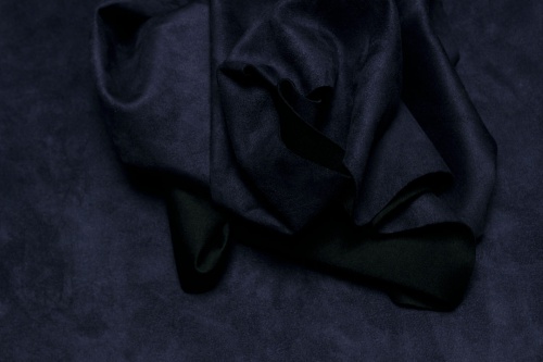 Замша скуба темно-синий артикул 01-1664 фото 3