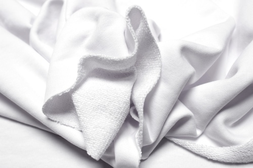 Футер 3-х нитка петля белый опт фото 2