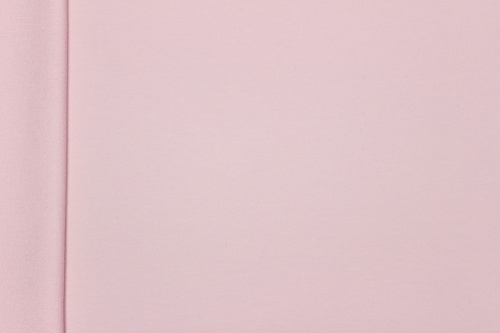 Футер с лайкрой 2-х нитка петля (95% хб) бледно-розовый фото 5