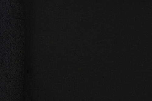 Футер 3-х нитка петля черный (диагональ) артикул 01-1377