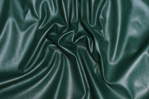 Кожа искусственная (эластичная) темно-зеленый артикул 01-1495