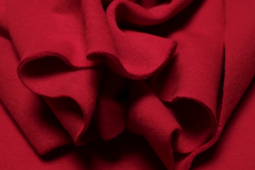 Футер 3-х нитка с начесом красный опт фото 2