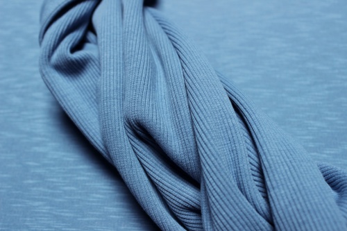 Кашкорсе (стандартный) голубой пыльный к футеру фламэ артикул 01-1475 фото 2