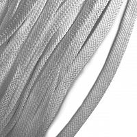 Шнурок серебристо-серый хлопковый 15 мм (на метраж)