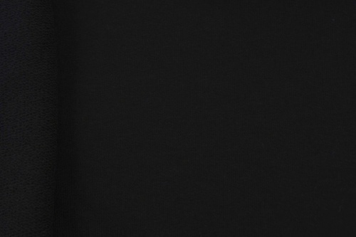 Футер 3-х нитка петля с лайкрой черный артикул 01-1791