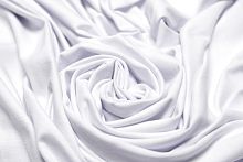 Кулирная гладь с лайкрой белый опт